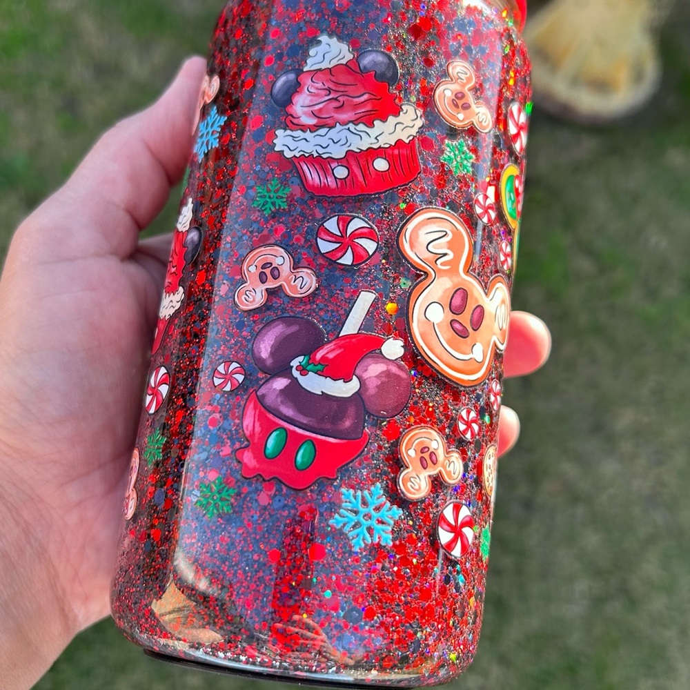 Mickey Mouse glass cup - Picture 3 of 5